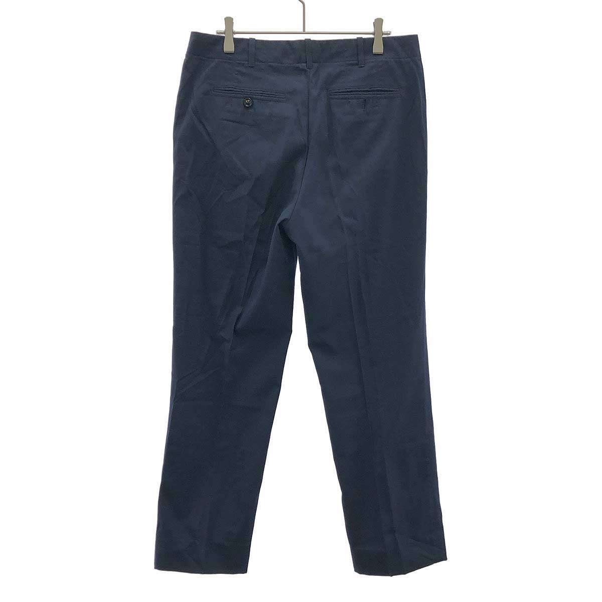 Maison Margiela14 メゾン マルジェラ 13SS コットンスラックスパンツ S30KA0308 ネイビー 46 IT436WGUNYRS_画像2