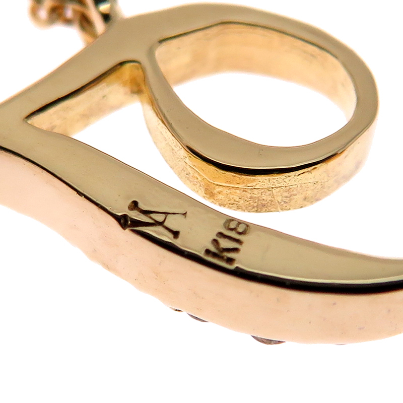 [. талант головной офис ]Vendome Aoyama Vendome Aoyama бриллиант initial *J~ колье K18 желтое золото женский DH84587