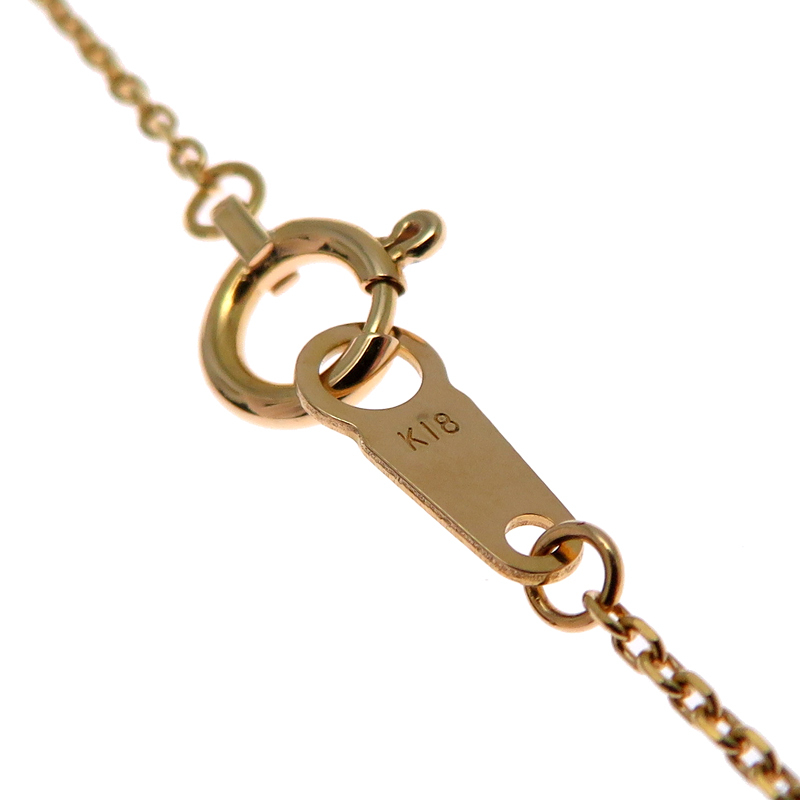 [. талант головной офис ]Vendome Aoyama Vendome Aoyama бриллиант initial *J~ колье K18 желтое золото женский DH84587