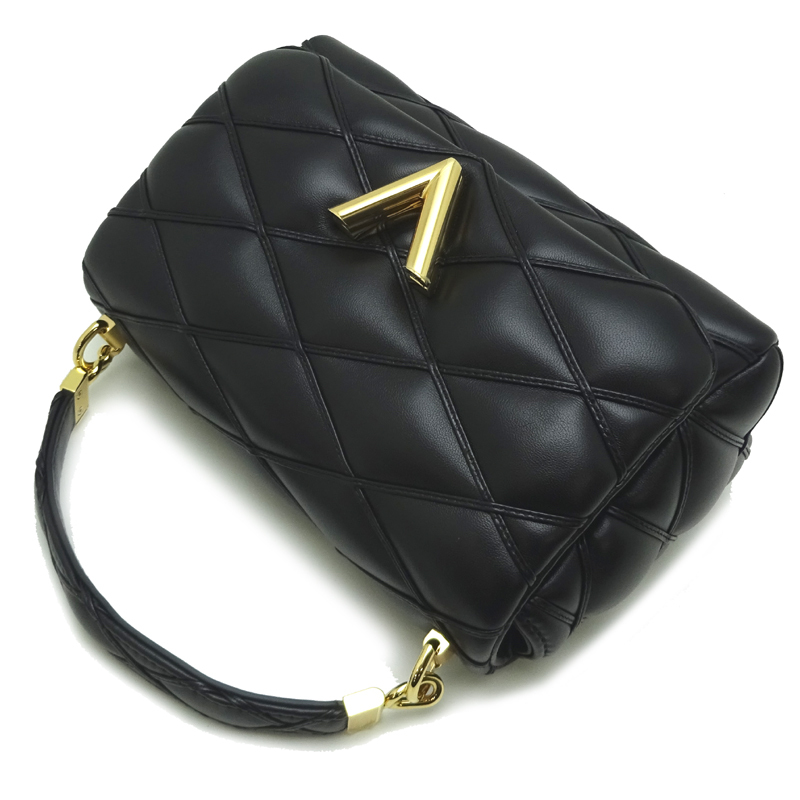 [ Гиндза магазин ]LOUIS VUITTON LV Louis * Vuitton maru ta-juGO-14 MM M22891 сумка на плечо овечья кожа nowa-ru( черный ) DH89070