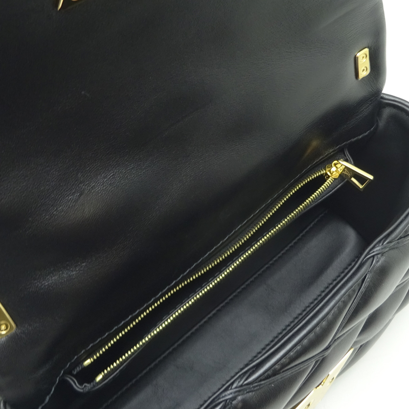 [ Гиндза магазин ]LOUIS VUITTON LV Louis * Vuitton maru ta-juGO-14 MM M22891 сумка на плечо овечья кожа nowa-ru( черный ) DH89070