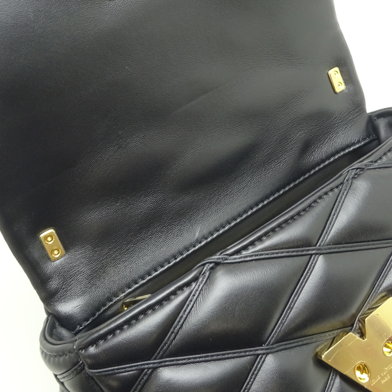 [ Гиндза магазин ]LOUIS VUITTON LV Louis * Vuitton maru ta-juGO-14 MM M22891 сумка на плечо овечья кожа nowa-ru( черный ) DH89070