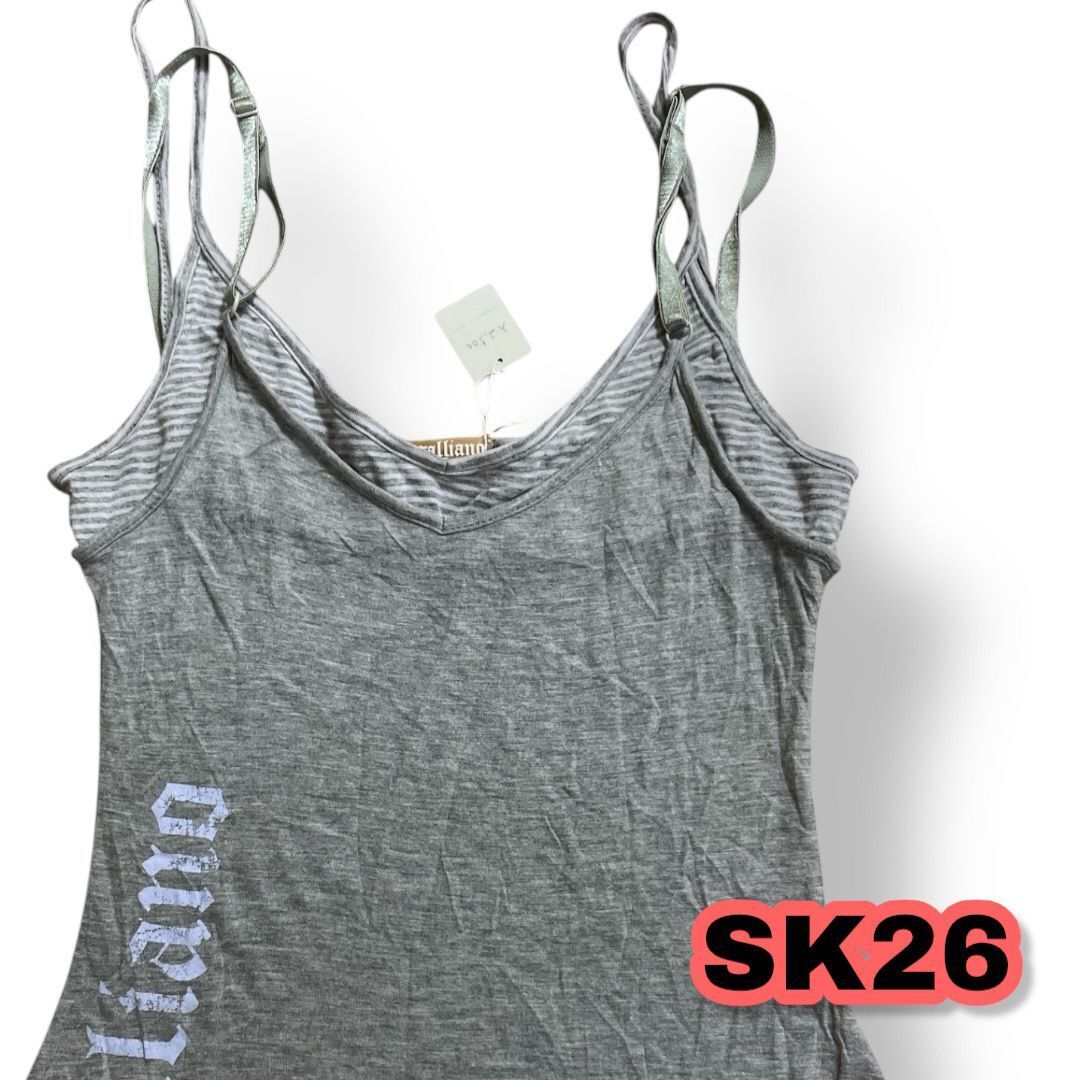 ジョンガリアーノ タンクトップ Christian Dior タンクトップ