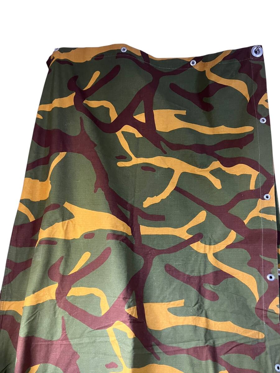 【1986年製造】ユーゴスラビア軍幕 テント ポンチョ 1枚 MOL68 1986年製造】ユーゴスラビア軍幕 テント ポンチョ 1枚 MOL68