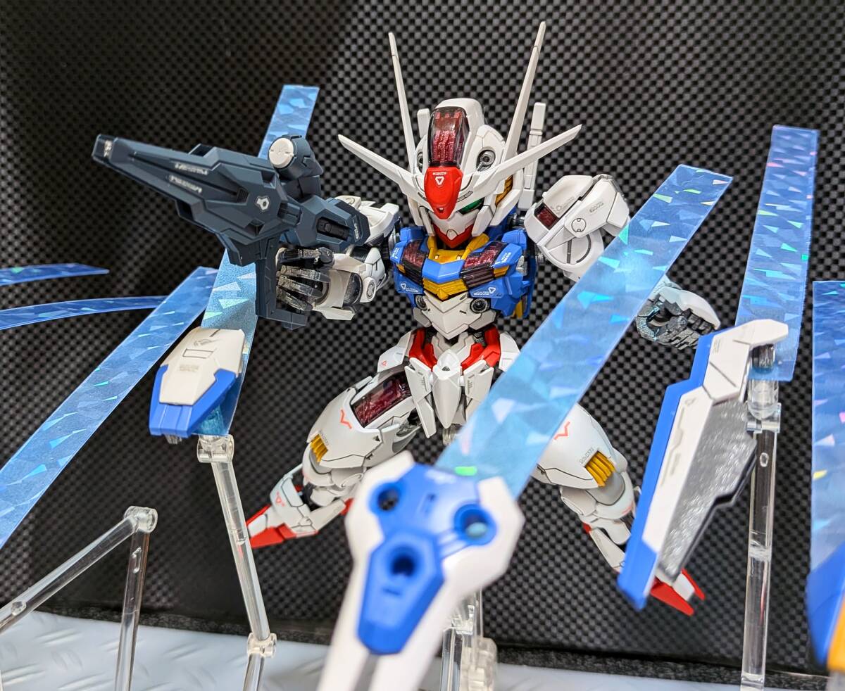 ガンプラ　MGSD ガンダムエアリアル　塗装済完成品 MGSD ガンダムエアリアル 塗装済み完成品 - メルカリ