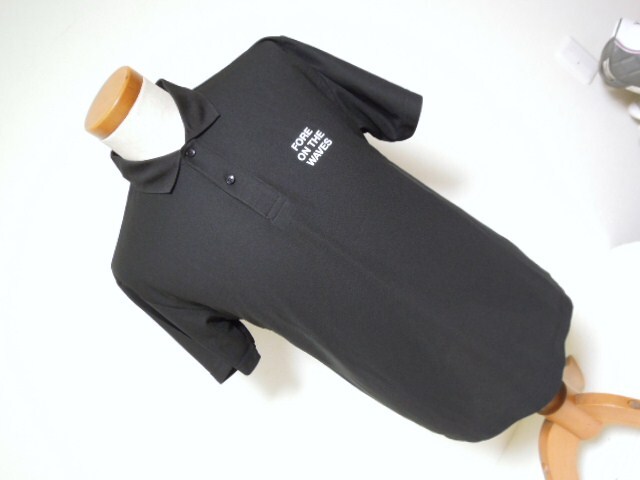Pacific Golf CLUB●パシフィック ゴルフクラブ●半袖●ポロ●バックプリント●ブラック●サイズM●超美品_画像3