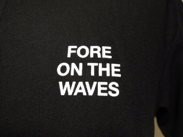 Pacific Golf CLUB●パシフィック ゴルフクラブ●半袖●ポロ●バックプリント●ブラック●サイズM●超美品_画像9