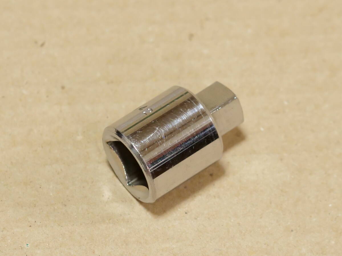 TONE 差込角 凸 9.5 mm 3/8 凹12.7 mm 1/2 inch 変換 ソケット アダプター 68 検) トネ 068 KTC BA43_画像3