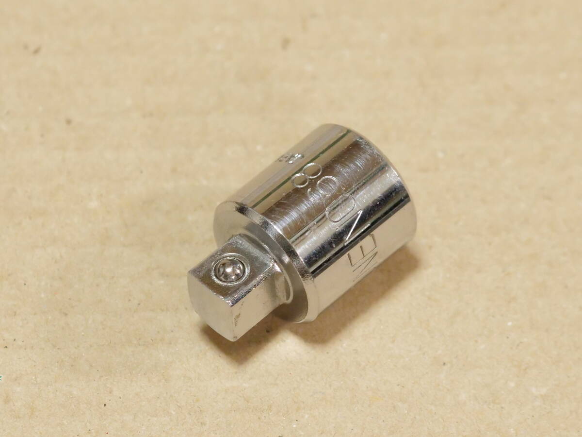 TONE 差込角 凸 9.5 mm 3/8 凹12.7 mm 1/2 inch 変換 ソケット アダプター 68 検) トネ 068 KTC BA43_画像4