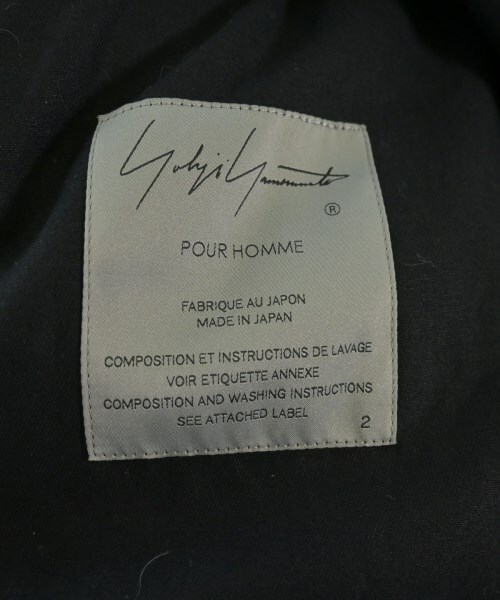yohji yamamoto POUR HOMME モッズコート メンズ ヨウジヤマモトプールオム 中古 古着_画像3