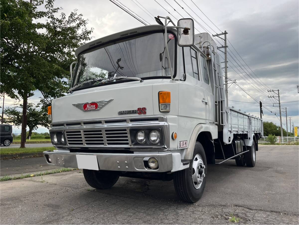 本物のSDレンジャーＳＳ！奇跡の低走行?極上車！もう2度と手に入らない幻の名車を貴方に。名作4tトラック野郎シャッターグリルZM高倉Ｋ