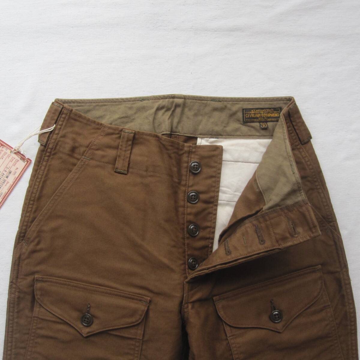 フリーホイーラーズ アビエイタートラウザース 30 新品 フリーホイーラーズ S-8 AVIATORS' TROUSERS (30) SEPIA
