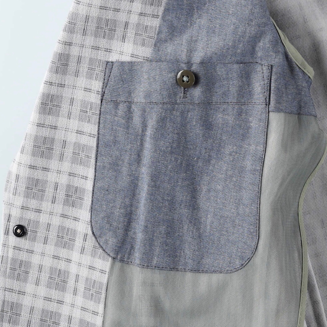 【新品】エドウィン デニスラ テーラード ジャケット Lサイズ EDB803 定価15,400円 EDWIN メンズ _画像8