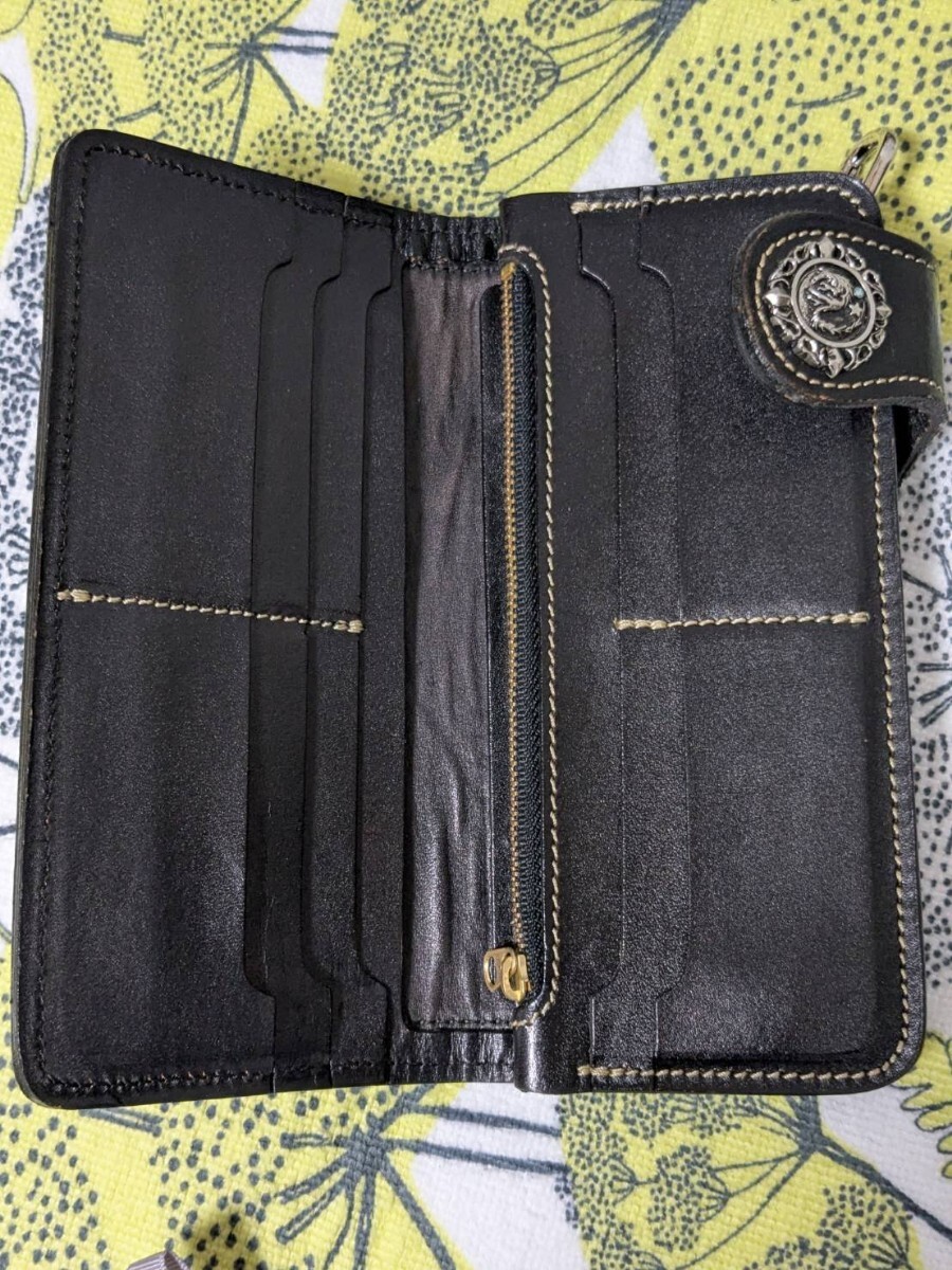 WOLFMAN B.R.S ウルフマン　バイカーズウォレット　ライダースウォレット　ロングウォレット　長財布　財布_画像4