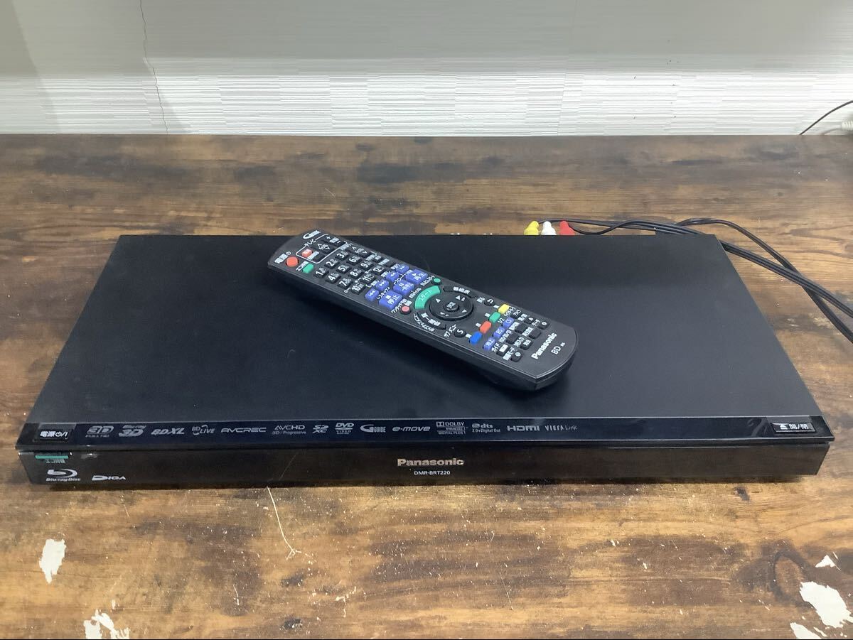 Panasonic DIGA ブルーレイディスクレコーダー DMR-BRT220 2012年制 1TB 動(dòng)作確認(rèn)済 【H047】