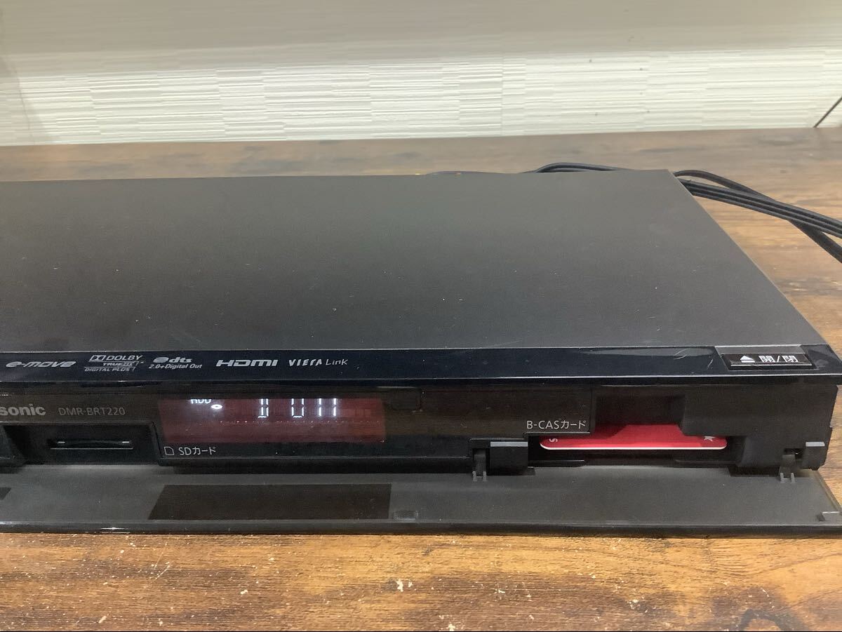 Panasonic DIGA ブルーレイディスクレコーダー DMR-BRT220 2012年制 1TB 動(dòng)作確認(rèn)済 【H047】