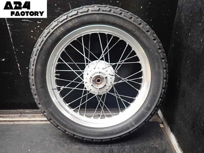 I1R7-0820 スズキ バンバン200 フロントホイール タイヤ 【NH42A-100～ インジェクションモデル 動画有】の画像1