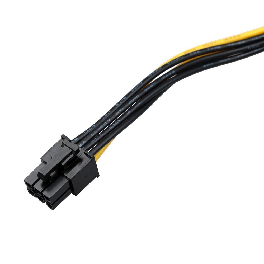 【GPU電源変換ケーブル】新品 PCI-E 電源変換ケーブル SATA から PCI-E 6ピン へ 変換ケーブル 18cm_画像4