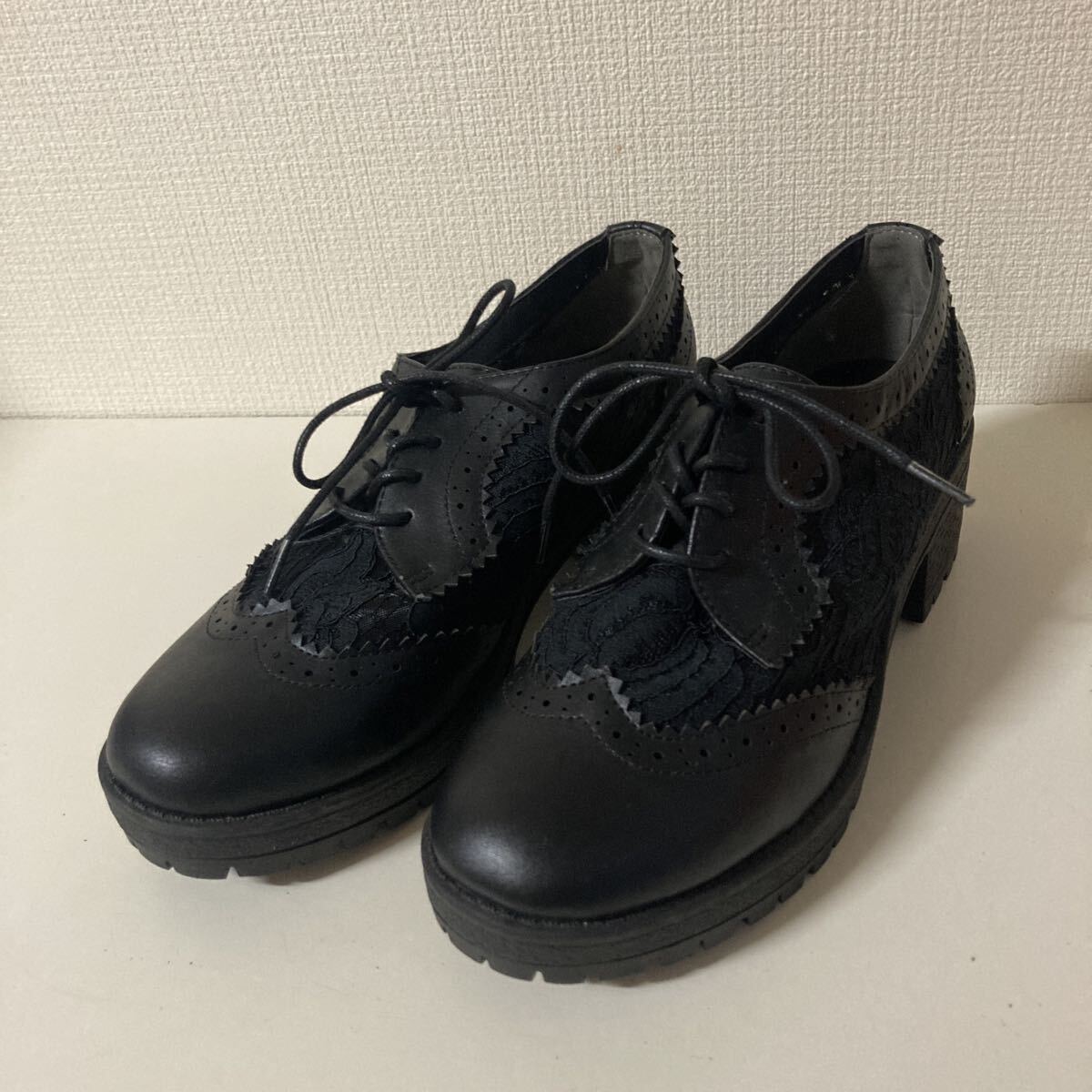 未使用品・レディースフォーマルシューズ(厚底)サイズ24.5センチ