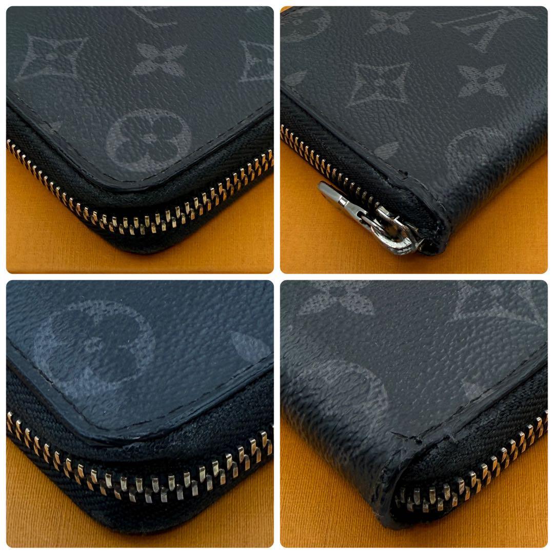 No220 ルイヴィトン モノグラム エクリプス ジッピー ヴェルティカル　財布 LOUIS VUITTON ルイヴィトン モノグラム・エクリプス ジッピー
