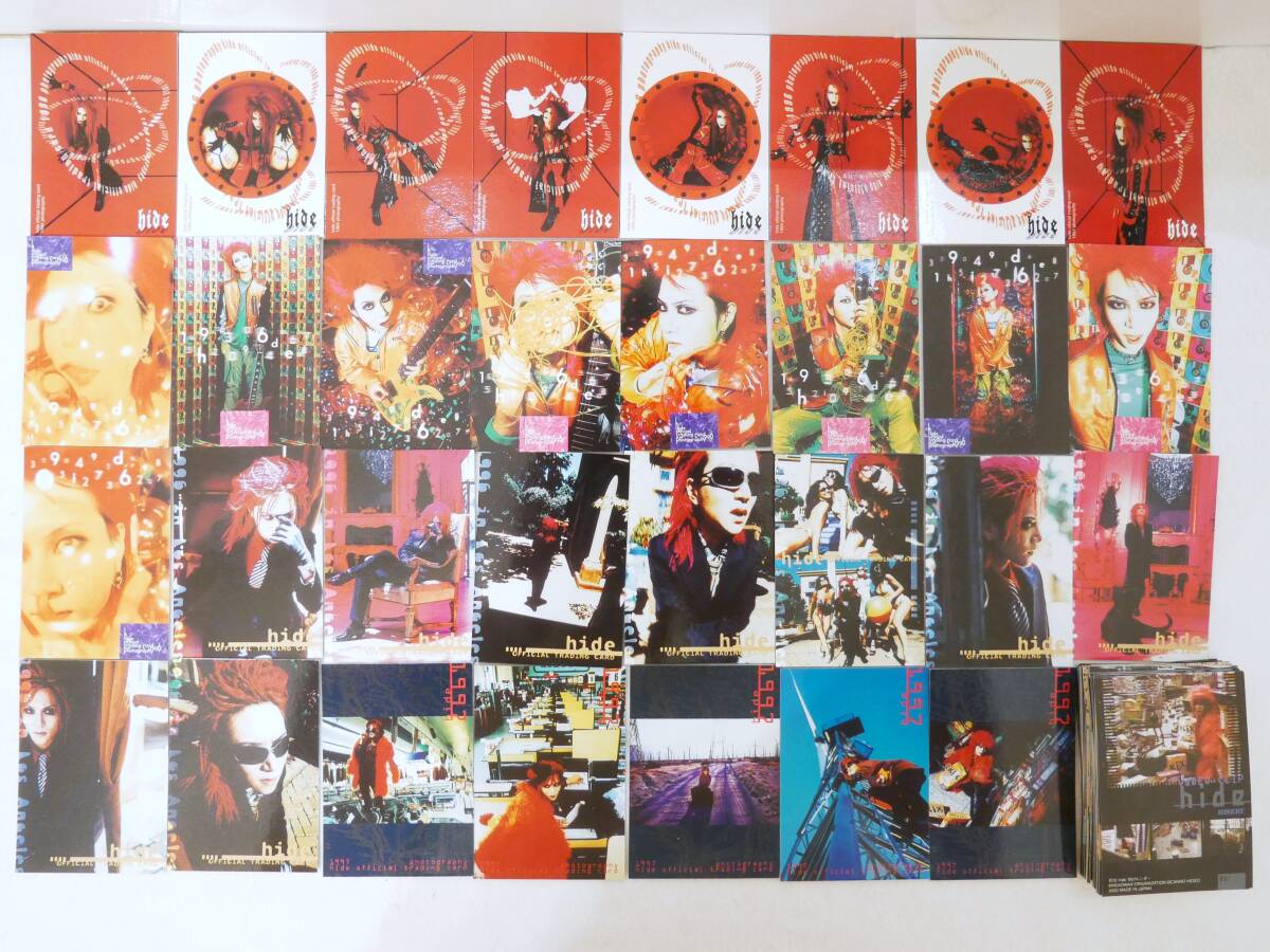 ■X JAPAN ヒデ◇hide オフィシャルトレーディングカード【78枚 ダブリなし】■