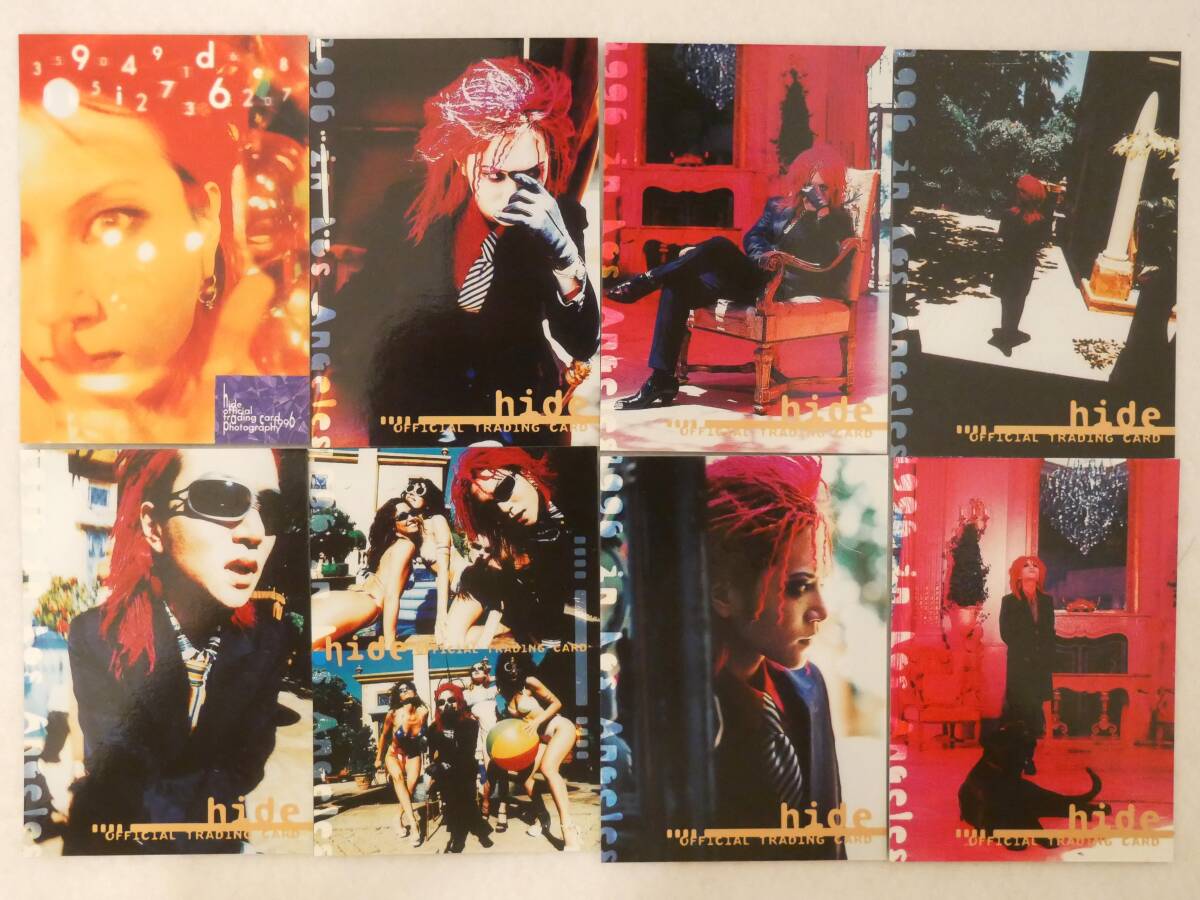 ■X JAPAN ヒデ◇hide オフィシャルトレーディングカード【78枚 ダブリなし】■