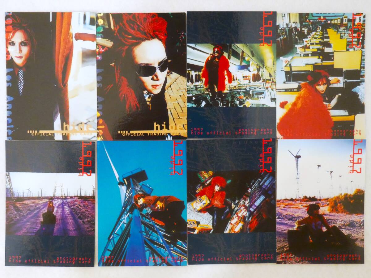 ■X JAPAN ヒデ◇hide オフィシャルトレーディングカード【78枚 ダブリなし】■