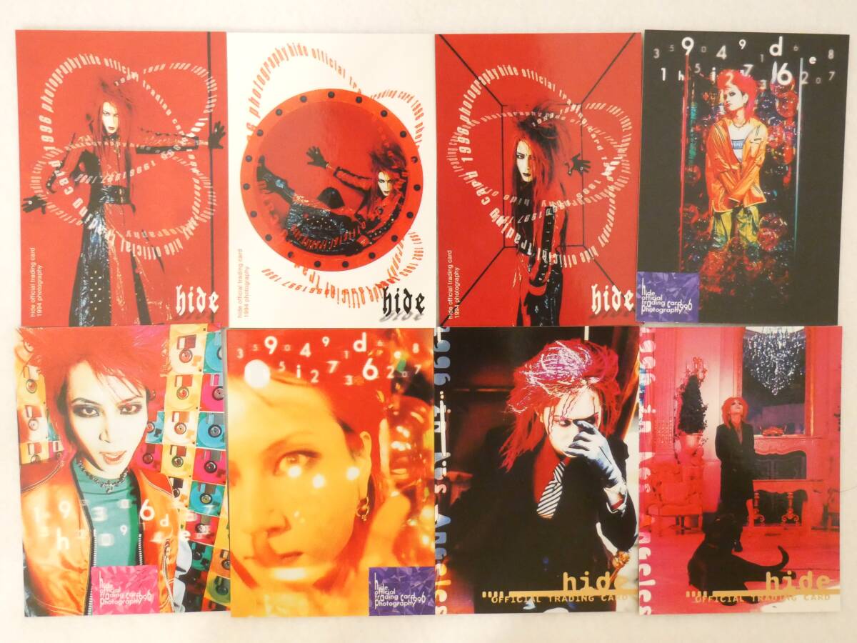 ■X JAPAN ヒデ◇hide オフィシャルトレーディングカード【31枚 ダブリなし】■