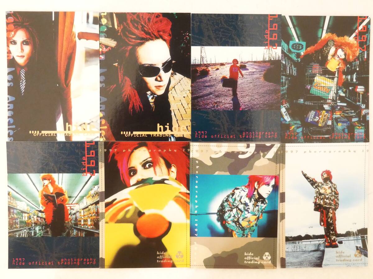 ■X JAPAN ヒデ◇hide オフィシャルトレーディングカード【31枚 ダブリなし】■