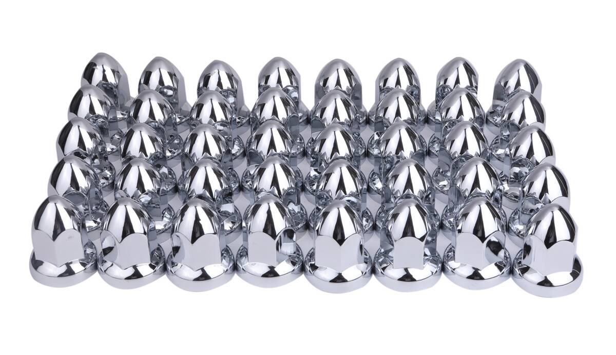 トンガリ ナット キャップ 33mm ISO H60 アメリカン ユーロ カスタム 40個 セット トラック ダンプ デコトラ 汎用品_画像7