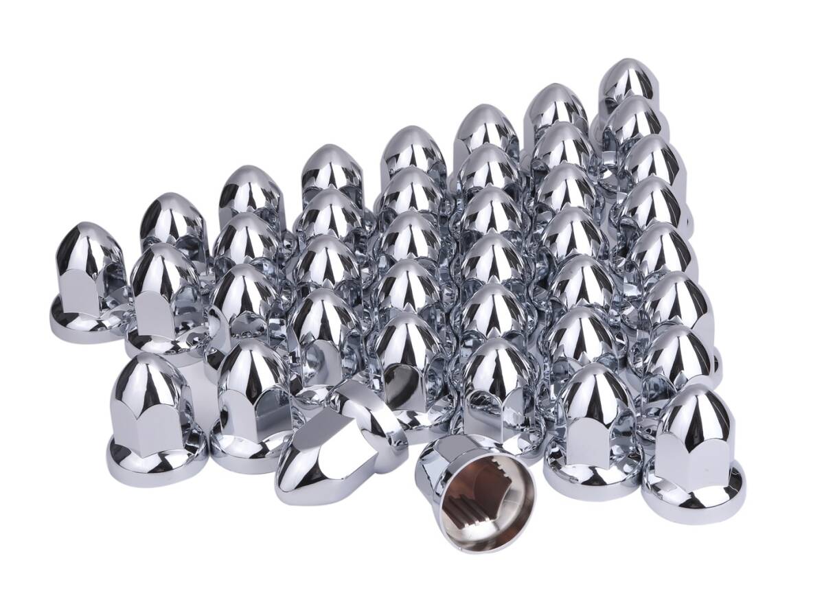 トンガリ ナット キャップ 33mm ISO H60 アメリカン ユーロ カスタム 40個 セット トラック ダンプ デコトラ 汎用品_画像4