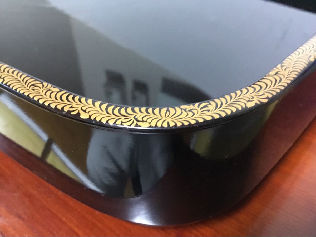 レトロ　京閑作　定紋付「御廣蓋」　中古品　共箱入_画像7