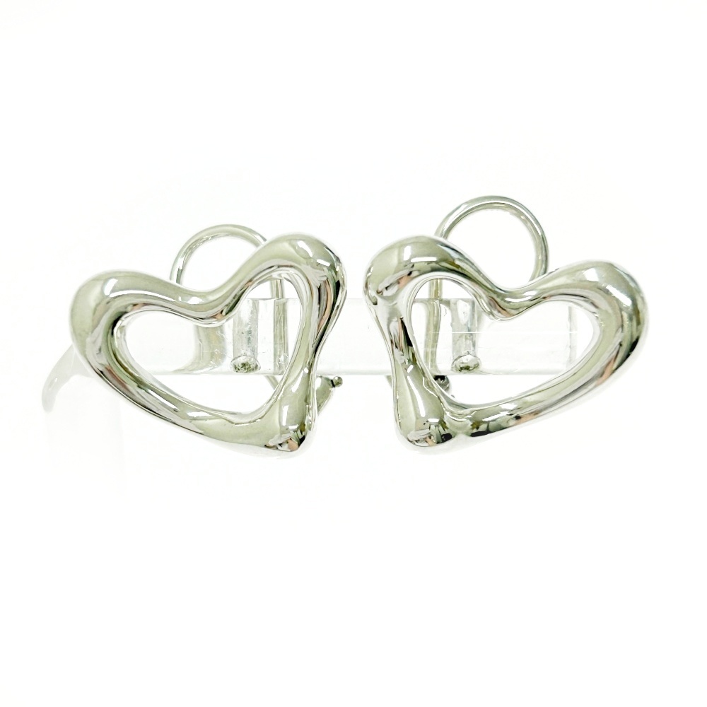 TIFFANY&Co. ティファニー シルバー オープンハート イヤリング 10.2g 925刻印 426908 イヤリング_画像1