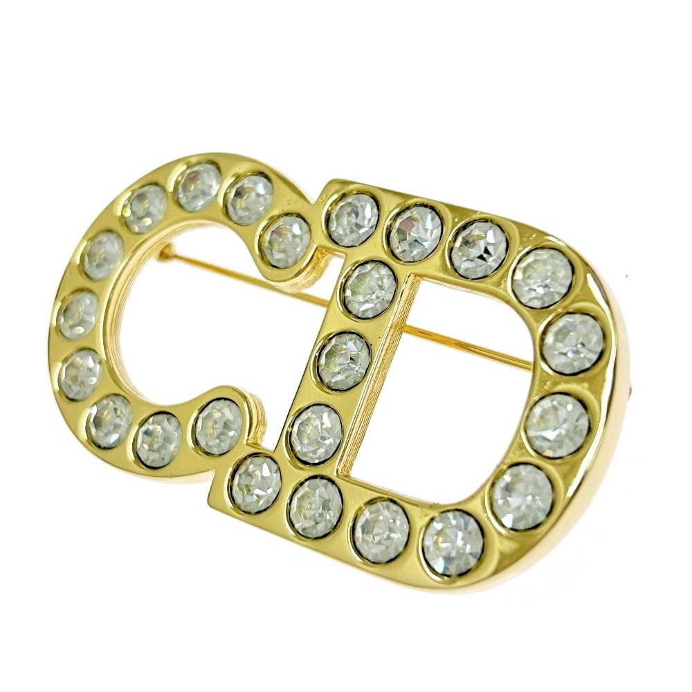 [ с коробкой ] Christian Dior Christian Dior GP стразы CD Logo брошь женский 344734 брошь 