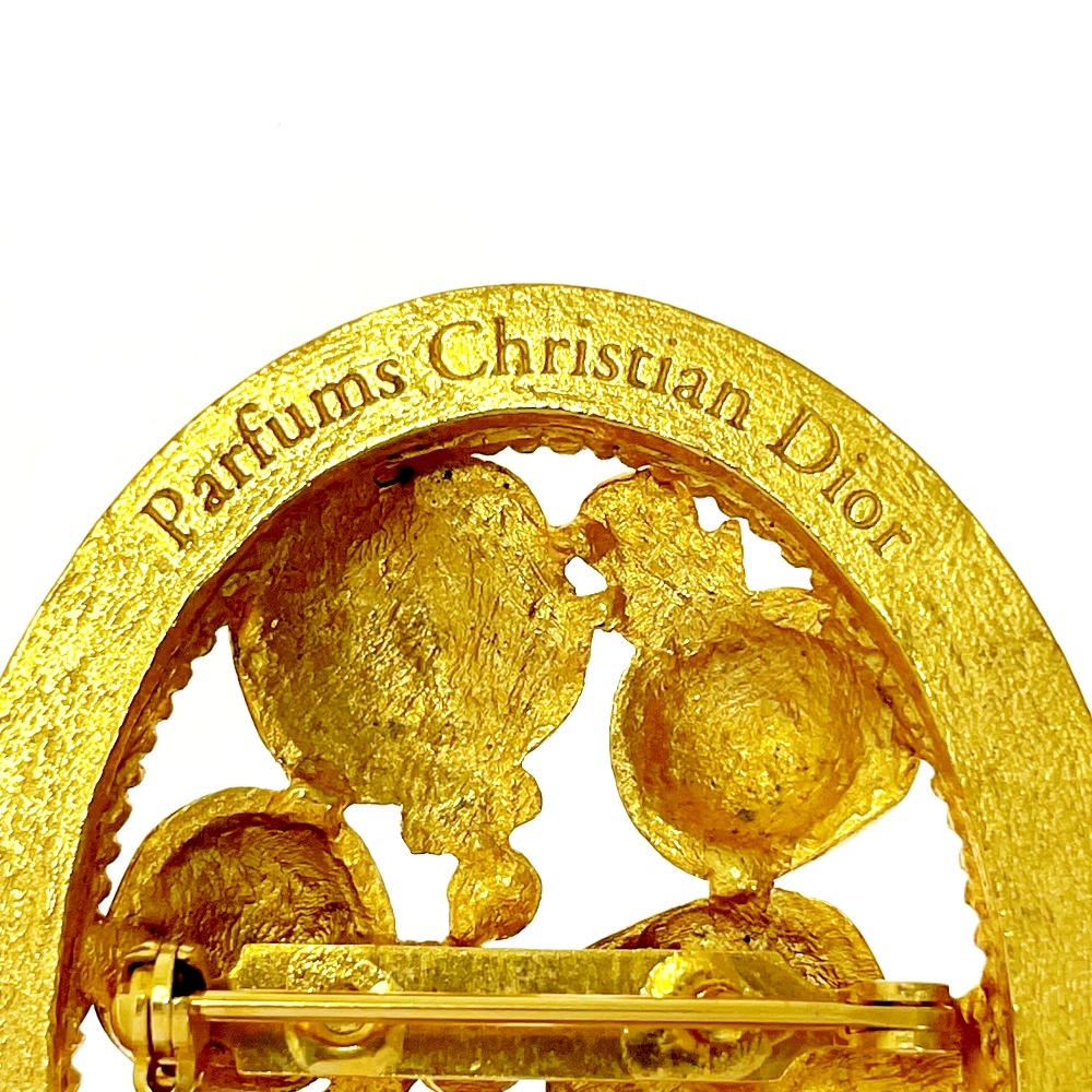 Christian Dior Christian Dior GP Parfums духи узор брошь Gold 350204 брошь
