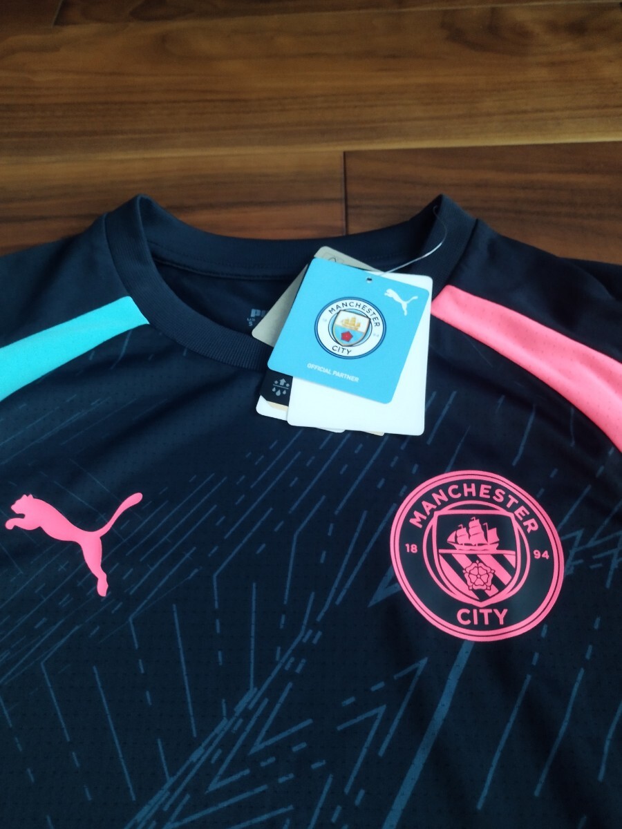 【新品特価!定価7150円が58%OFF!】プーマPUMA マンチェスターシティFC プレマッチ 772844-14 /2/インターサイズS(日本サイズM相当)_画像6