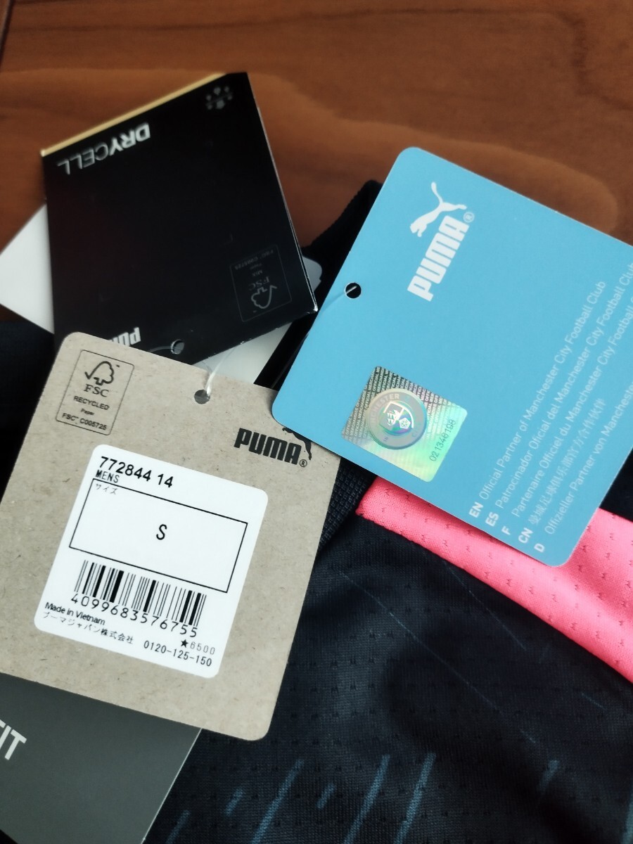 【新品特価!定価7150円が58%OFF!】プーマPUMA マンチェスターシティFC プレマッチ 772844-14 /2/インターサイズS(日本サイズM相当)_画像9