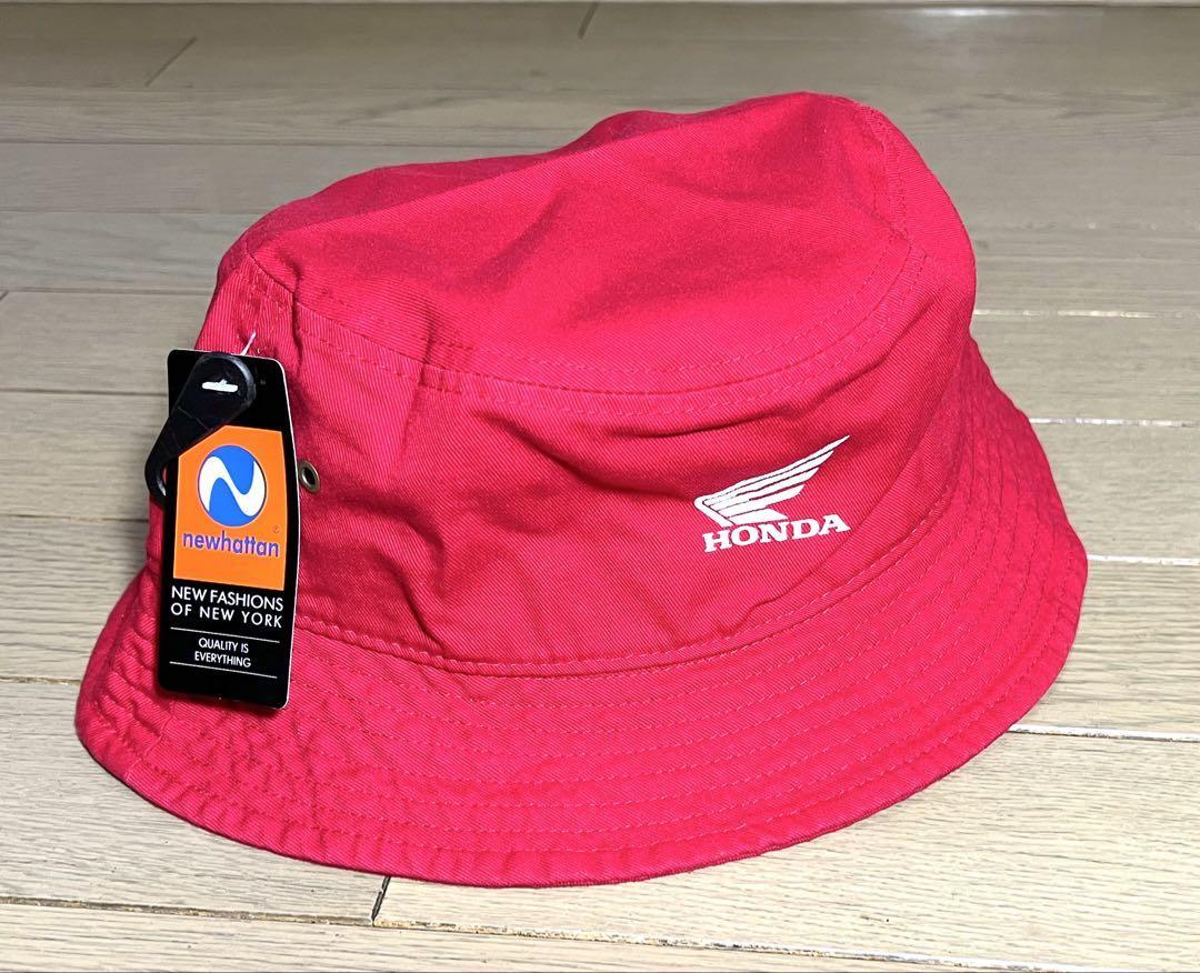 【新品未使用】ニューハッタン × ホンダ コラボ バケットハット ホンダロゴ入り newhattan_画像1