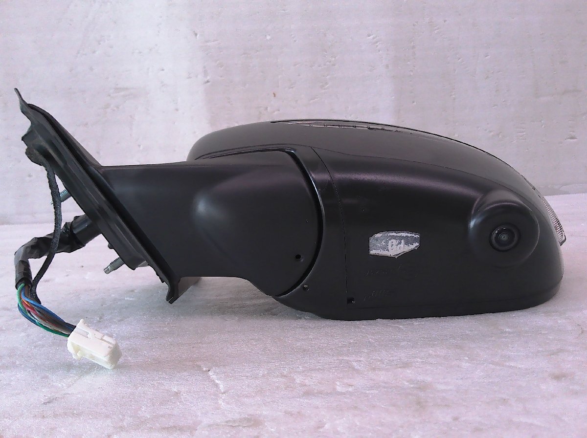 エクストレイル T32 左 ドアミラー 13P ウィンカー・カメラ・ヒーター付 ブラック/034237 中古品[H105-KN2717]_画像7