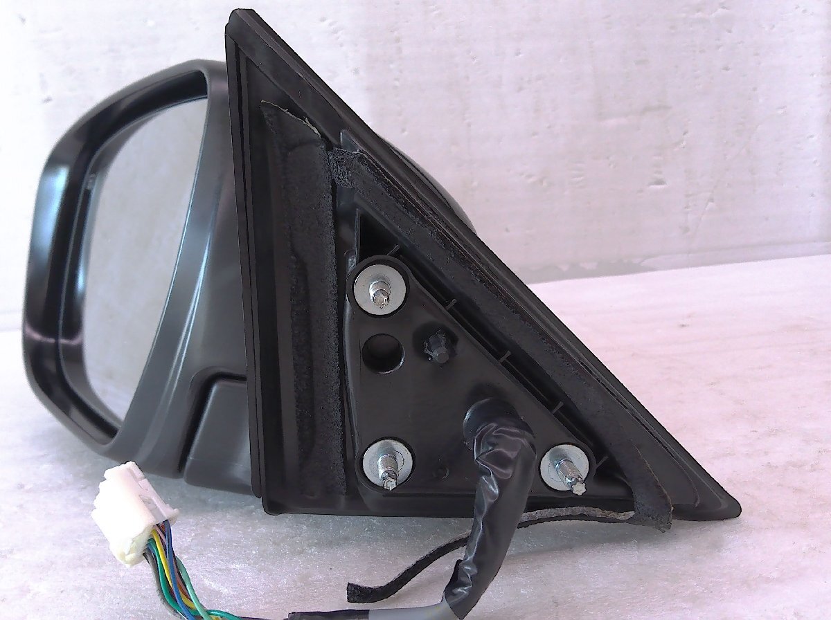 エクストレイル T32 左 ドアミラー 13P ウィンカー・カメラ・ヒーター付 ブラック/034237 中古品[H105-KN2717]_画像9