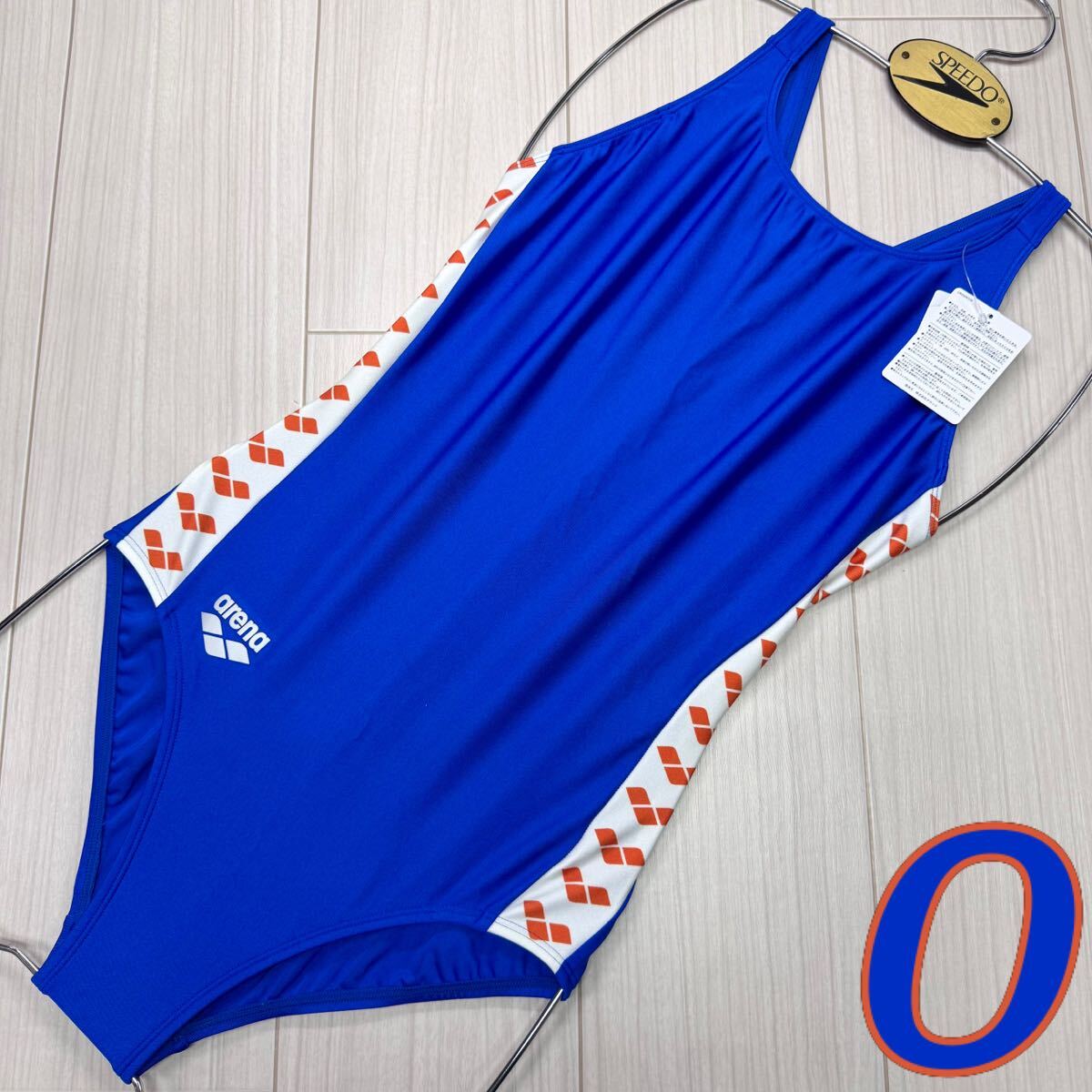 新品未使用 アリーナ水着 Oサイズ arena アリーナ 女性用水着 ブルー×オレンジ Oサイズ 新品