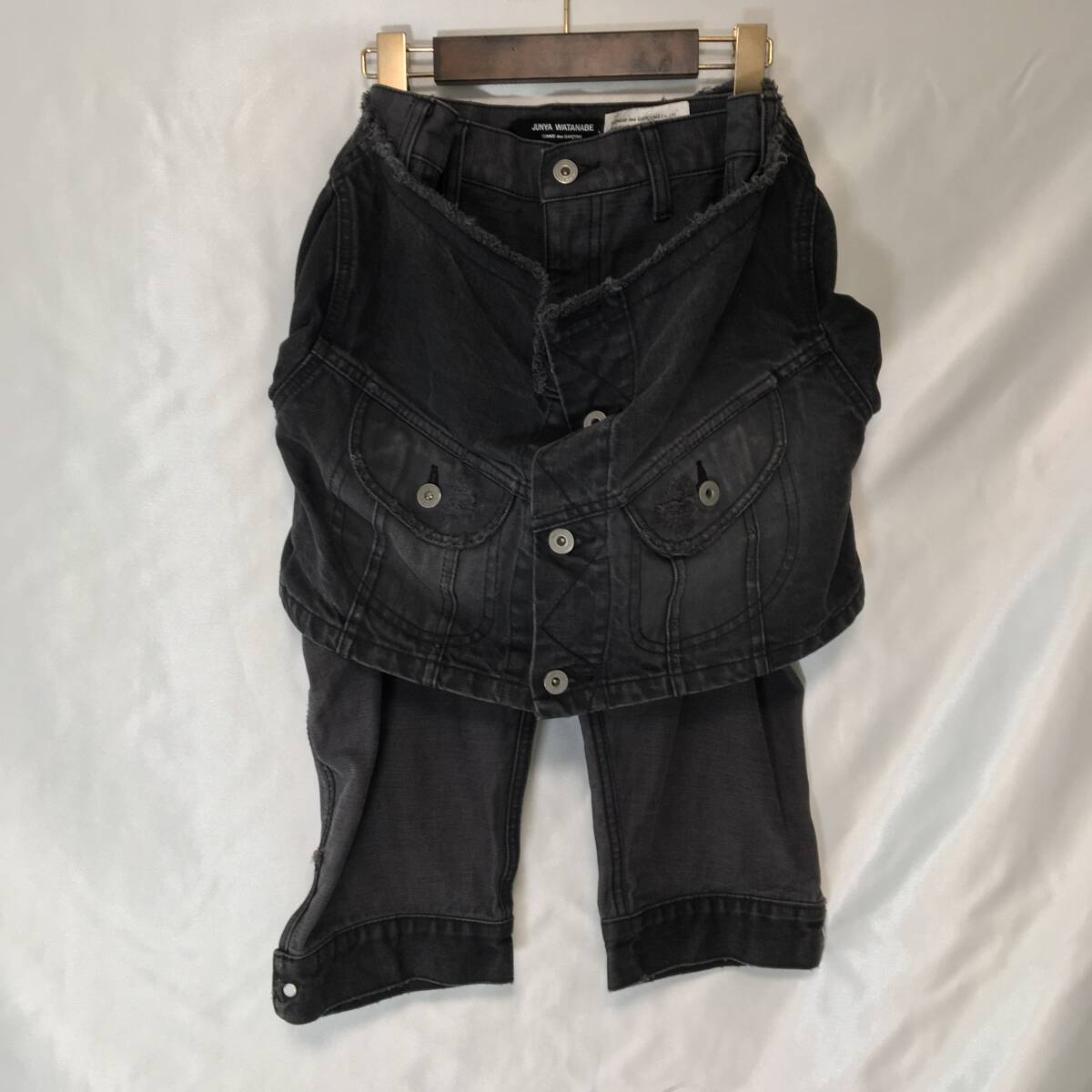 【美品】comme des garçons HOMME ドッキングデニムパンツ COMME des GARCONS コムデギャルソン ドッキングデニム ジーンズ