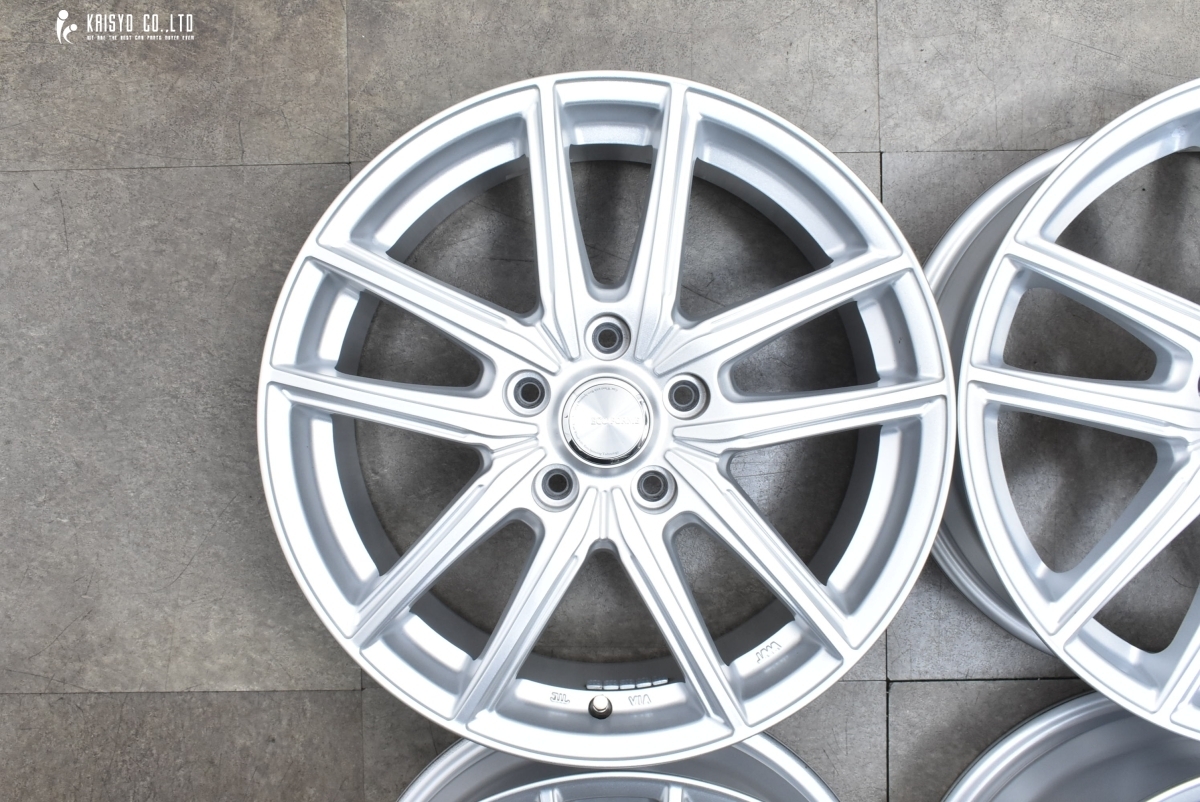 【美品】エコフォルム SE-20 17in 7J +53 PCD114.3 4本セット 交換用 スタッドレス用に SKフォレスター ノア ヴォクシー ステップワゴン_画像5