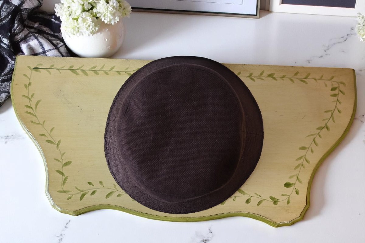 ★La Maison de Lyllis　/　メゾンドリリス　*リネン　バケットハット　帽子/size:57cm*　古着のgplus広島　2506r2⑧　　_画像5