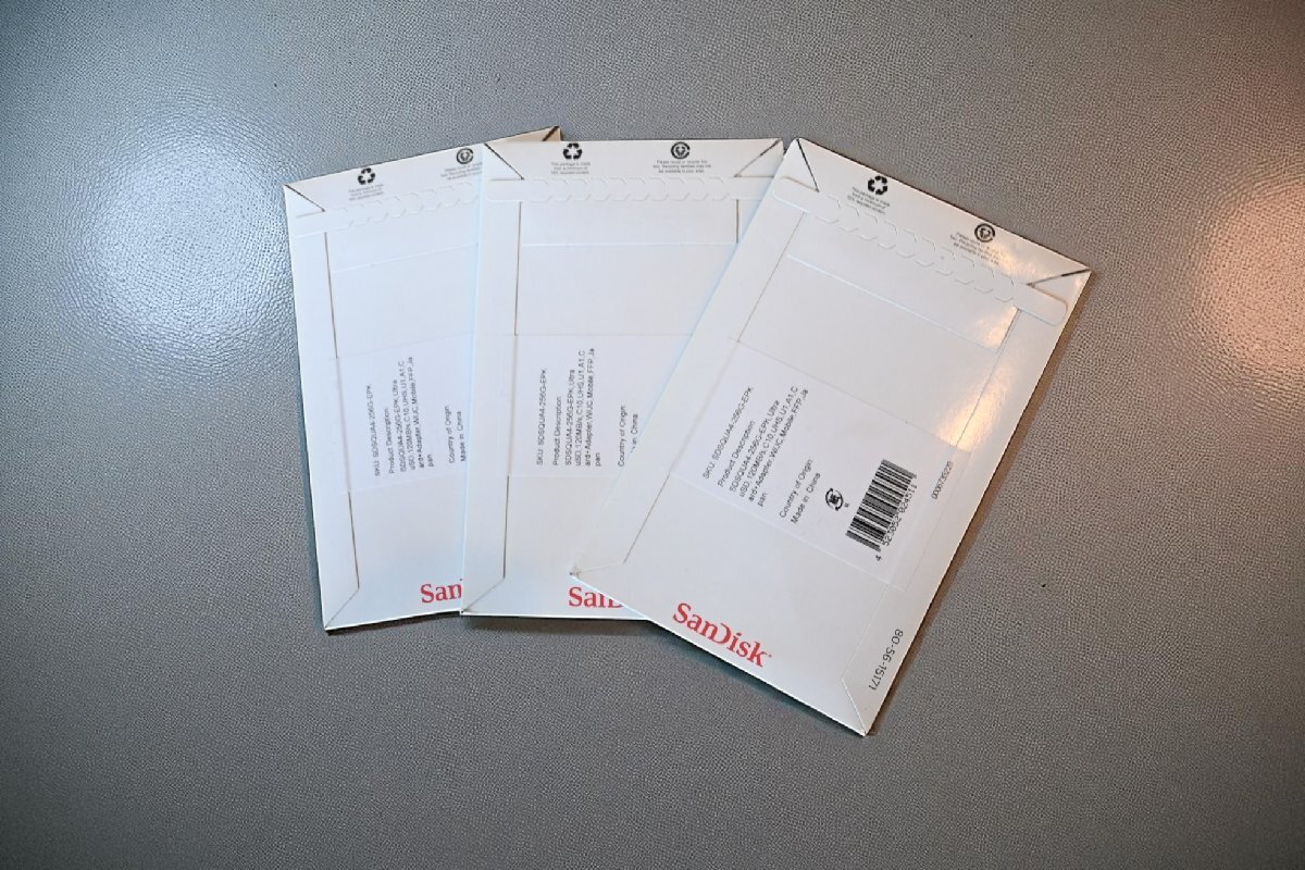 ○新品サンディスク microSDカード 256GB　3個セットSDSQUA4-256G　送料込！ 古道具のgplus広島2508ｋ_画像4