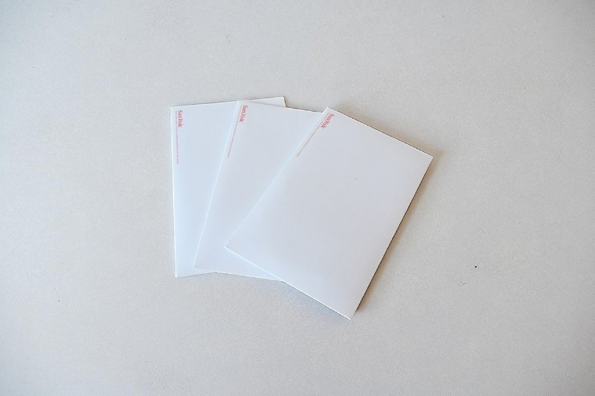 ○新品サンディスク microSDカード 256GB　3個セットSDSQUA4-256G　送料込！ 古道具のgplus広島2508ｋ_画像2