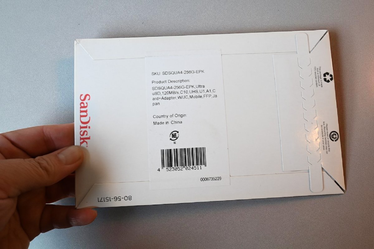 ○新品サンディスク microSDカード 256GB　3個セットSDSQUA4-256G　送料込！ 古道具のgplus広島2508ｋ_画像6