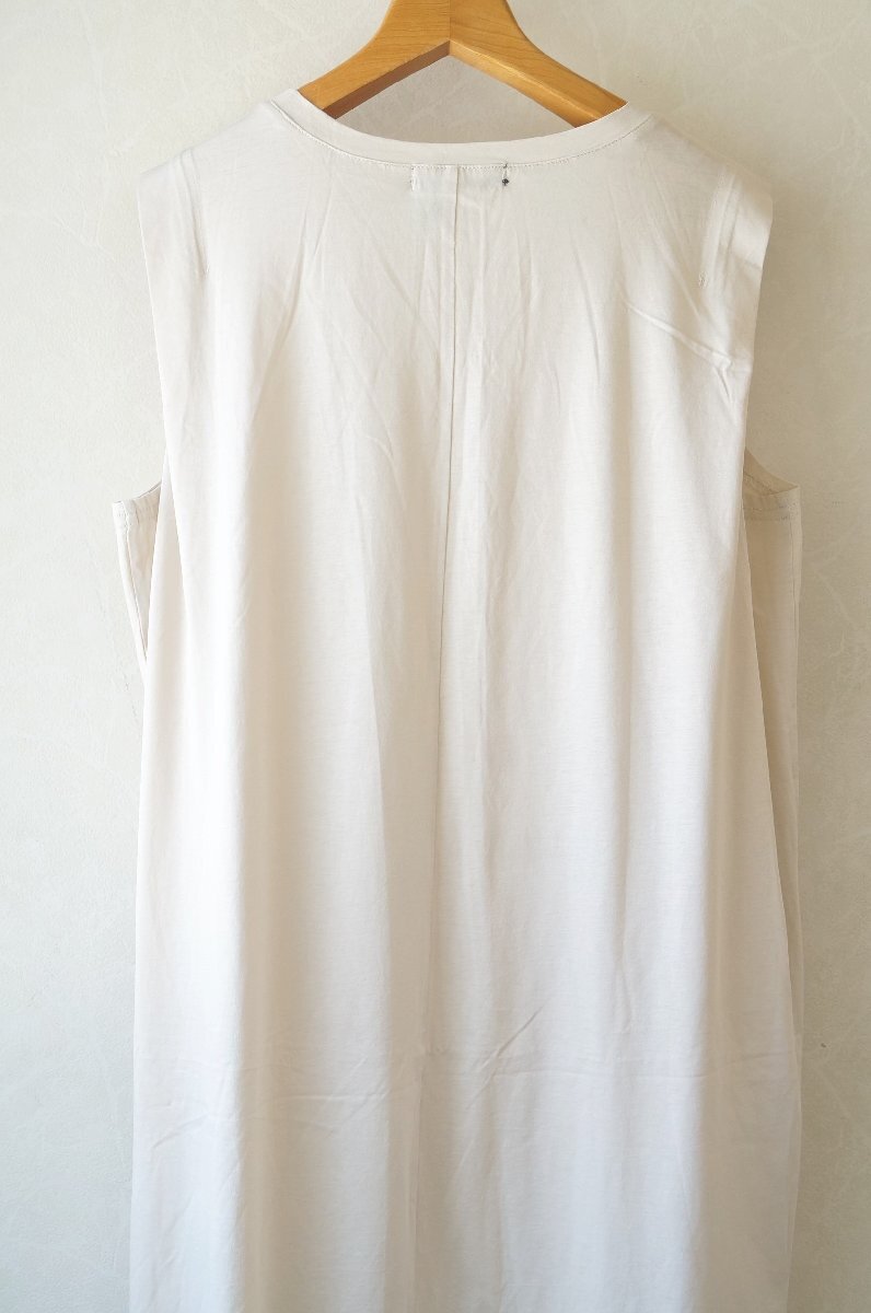 ★送料無料! PARIGOT/パリゴ * サイドスリット ノースリー ワンピース　/アイボリー 薄手コットン*　古着のgplus広島2508t1_画像5