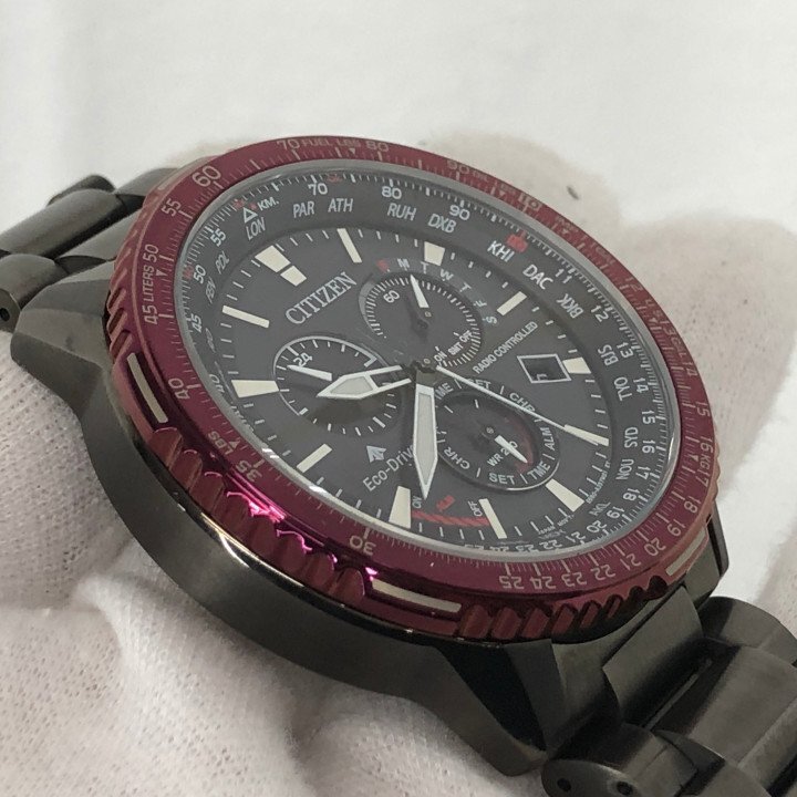 CITIZEN シチズン PROMASTER プロマスター E660-A17W209 エコドライブ電波時計 ダイレクトフライト SKYシリーズ 腕時計 MH632025082512_画像8