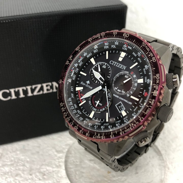 CITIZEN シチズン PROMASTER プロマスター E660-A17W209 エコドライブ電波時計 ダイレクトフライト SKYシリーズ 腕時計 MH632025082512_画像1
